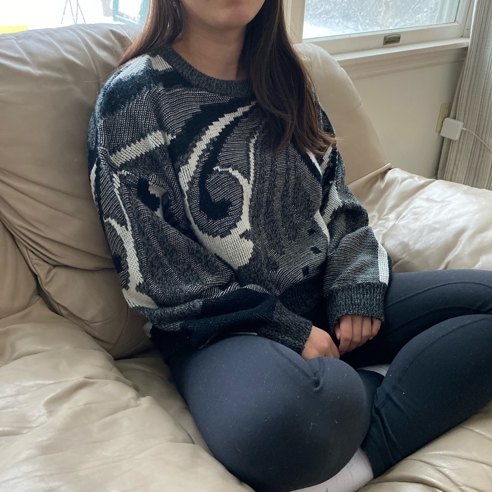 80s 90s funky sweater
